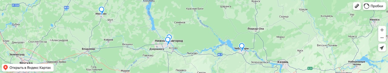 Карта на Яндекс.Картах